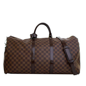 Pre-Loved Louis Vuitton Damier Ebene Keepall Bandouliere 55